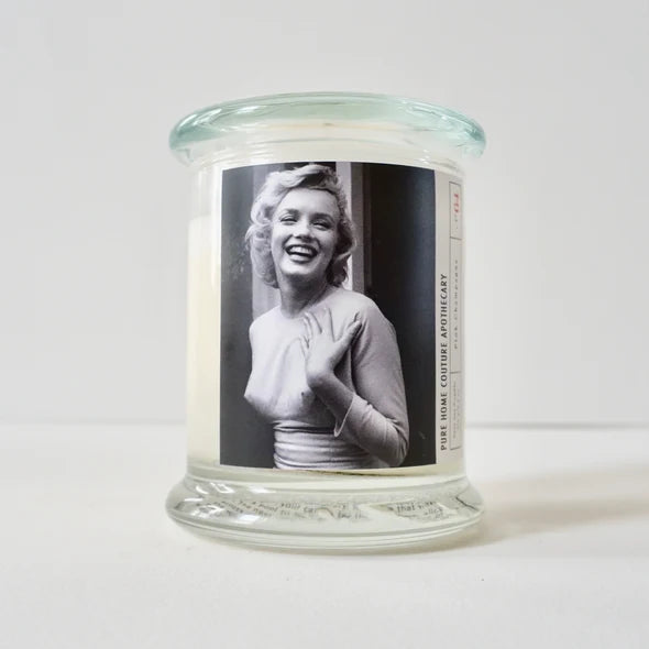 Pure Home Couture Apothecary Couture Candle-Marilyn/white-Pink Champagne