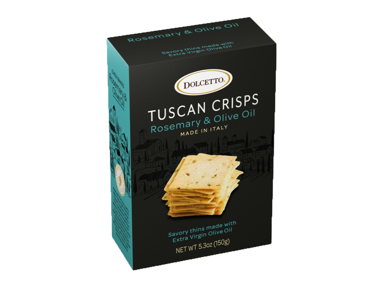 Dolcetto Tuscan Crisps - Rosemary & Olive Oil