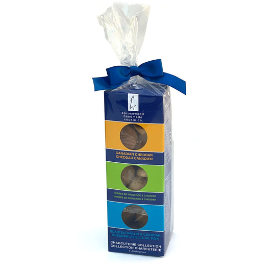 Curated collections of Sprucewood's handmade shortbread, perfect for gifting, entertaining or building a charcuterie board.