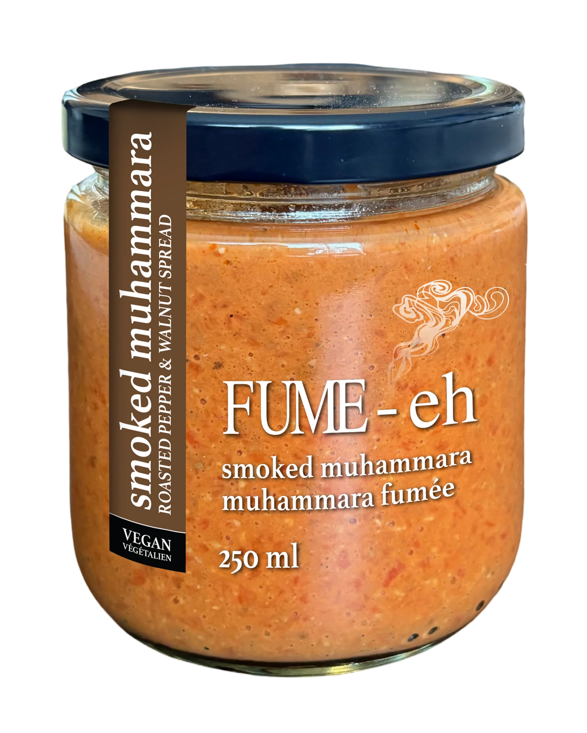 FUME-eh Gourmet Smoked Muhamarra available at Urban Fare