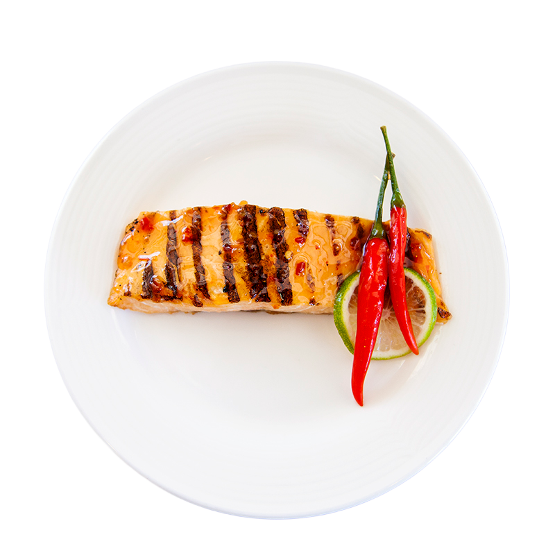 Salmon with Sweet Chili Sauce