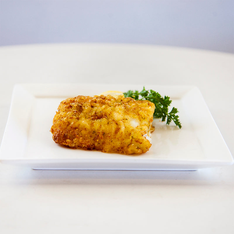 Cod with Potato and Cheese Crust