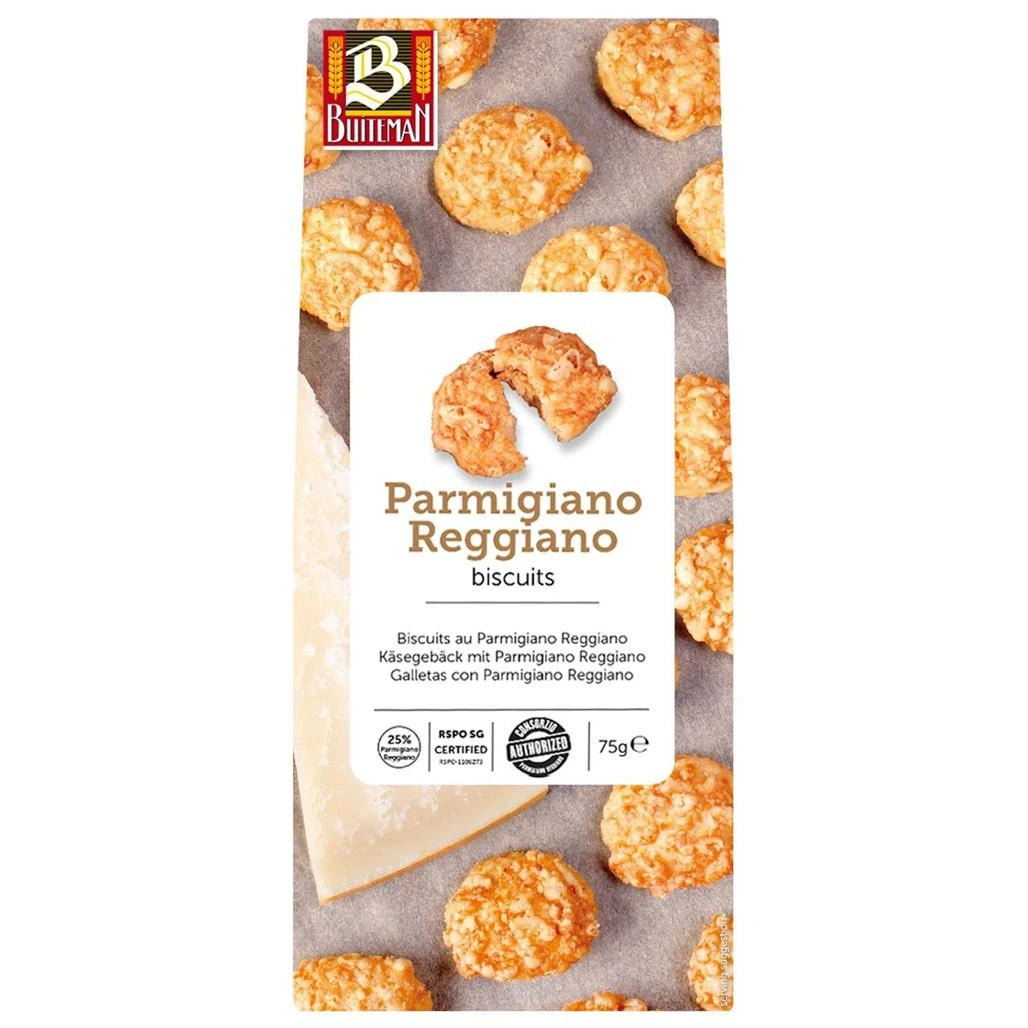 Buiteman Parmigiano Reggiano Cheese Biscuits 75 g