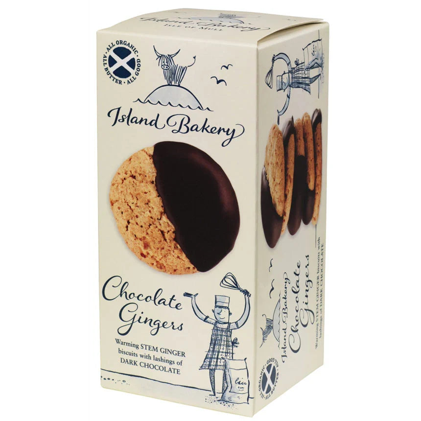 Island Bakery Chocolate Gingers Dark Chocolate Biscuits 133 g