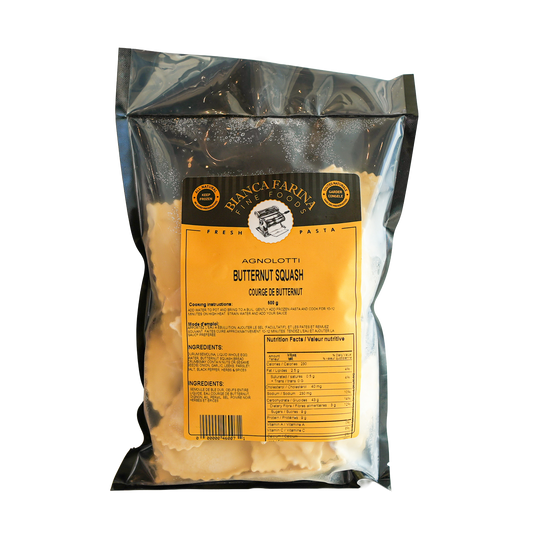 Bianca Farina Fine Foods | Butternut Squash Agnolotti Pasta