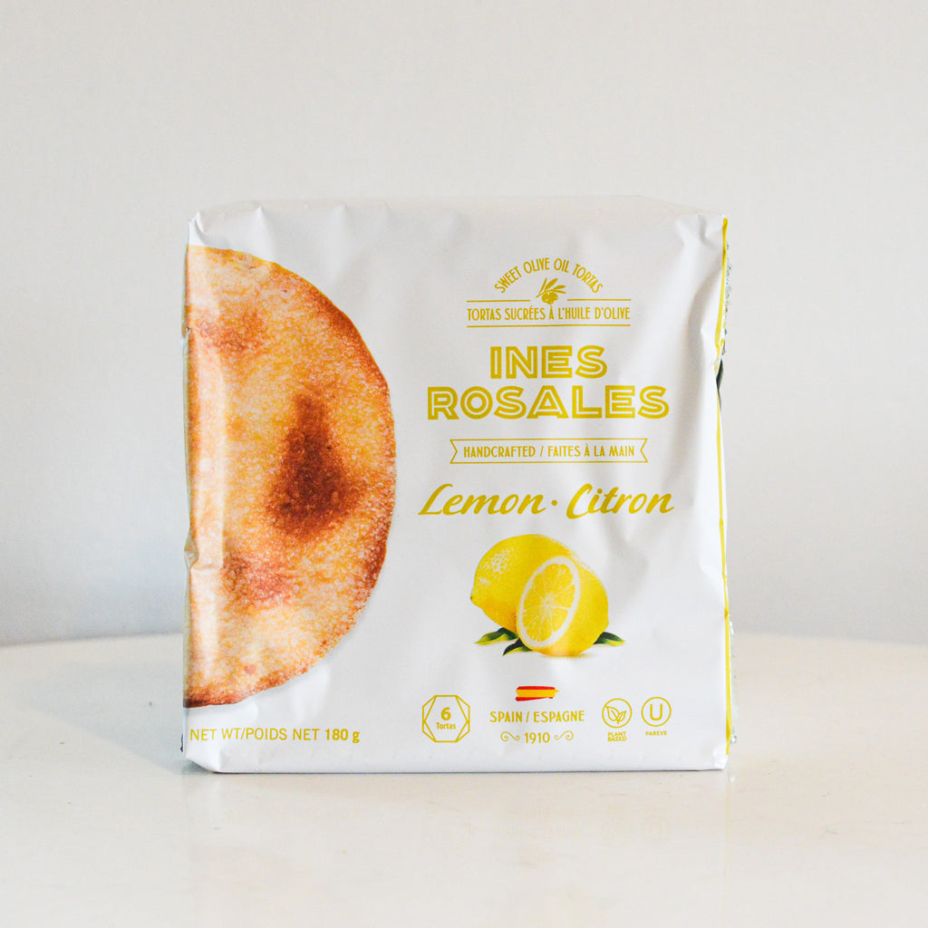 INES ROSALES Sweet Olive Oil Tortas - Lemon