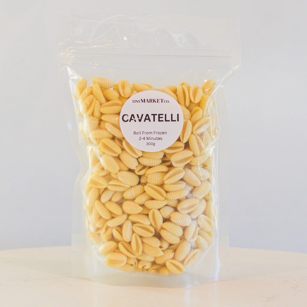 Homemade Frozen Pasta - Cavatelli