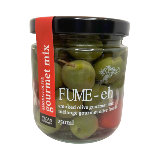 FUME-eh Grourmet | Smoked Olives Gourmet Mix