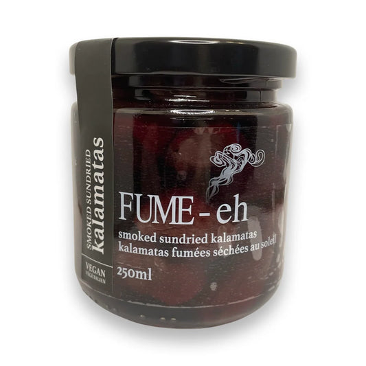 FUME-eh Grourmet | Smoked Sundried Kalamatas