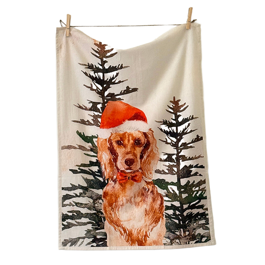 Mahogany | Dog Tea Towel