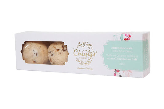 Christy's Gourmet - Milk Chocolate Toffee Short Breads