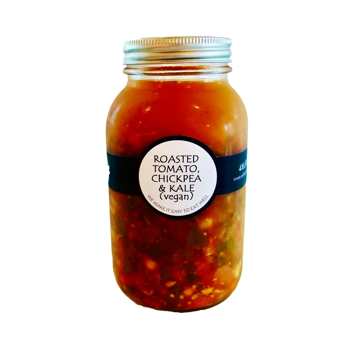 Roasted Tomato Chickpea & Kale Soup