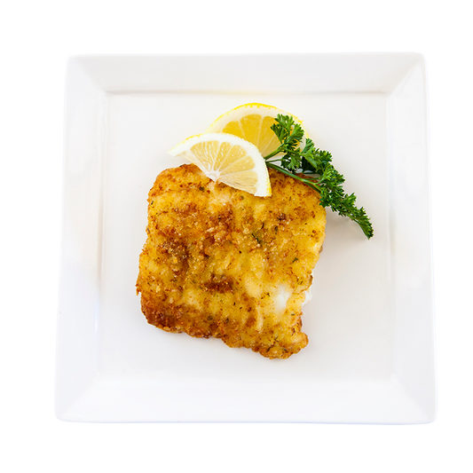 Cod with Potato and Cheese Crust