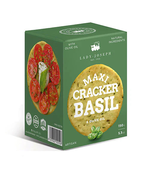 Lady Joesph | Maxi Cracker with Basil & Olive Oil