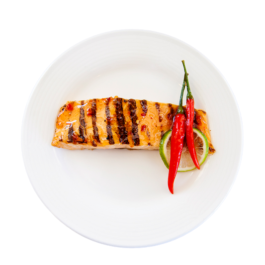 Salmon with Sweet Chili Sauce