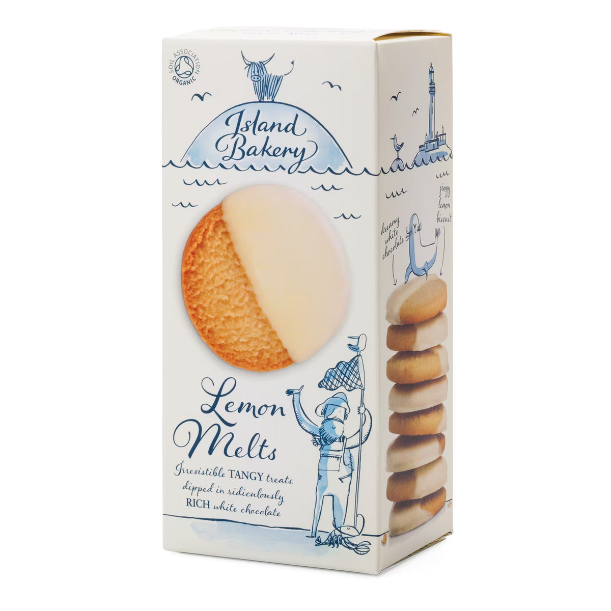 Island Bakery Lemon Melts White Chocolate Biscuits 133 g