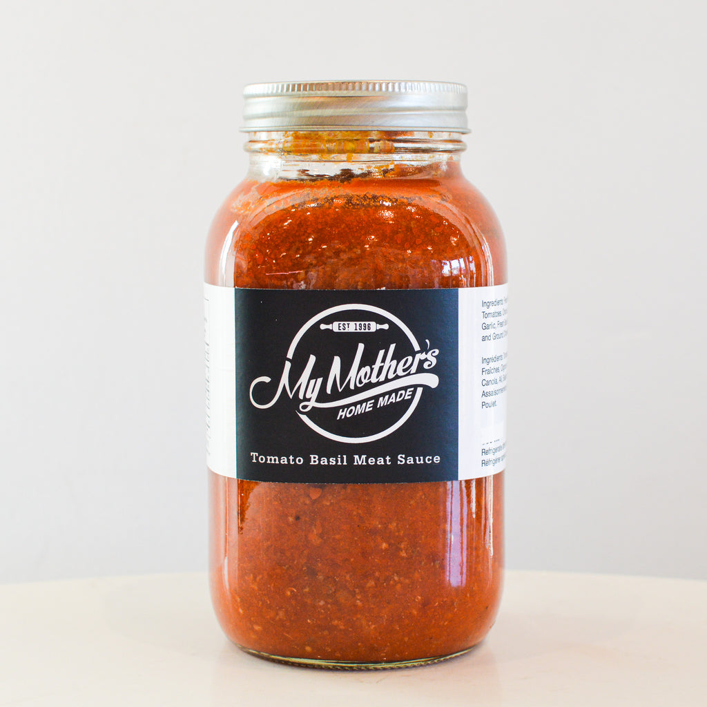 My Mother's Tomato Basil Meat Sauce - 1L