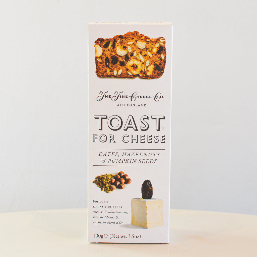 The Fine Cheese Co. - Toast for Cheese Dates, Hazelnuts, & Pumpkin Seeds