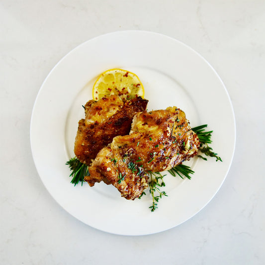 Lemon Mustard Chicken Thighs