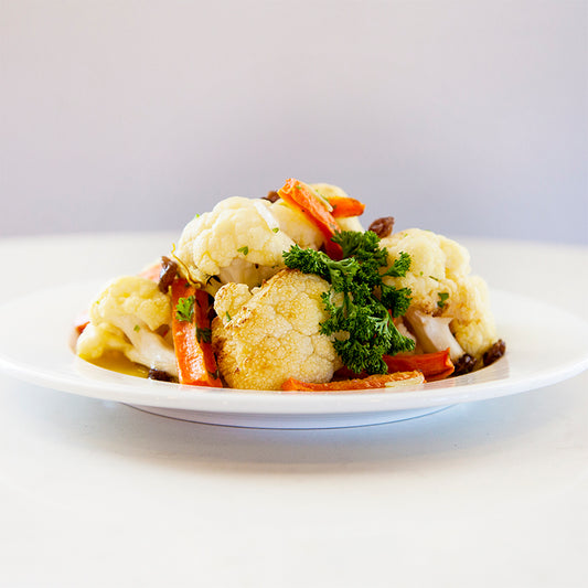 Cauliflower Carrot & Almond Salad