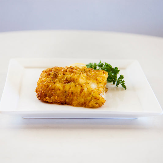 Cod with Potato and Cheese Crust