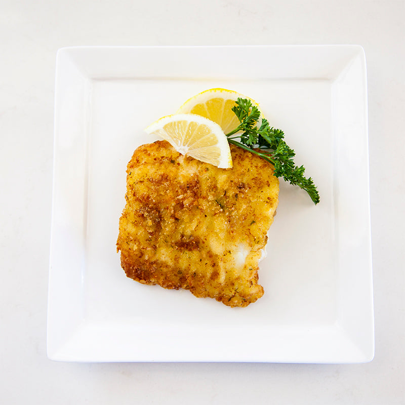 Cod with Potato and Cheese Crust