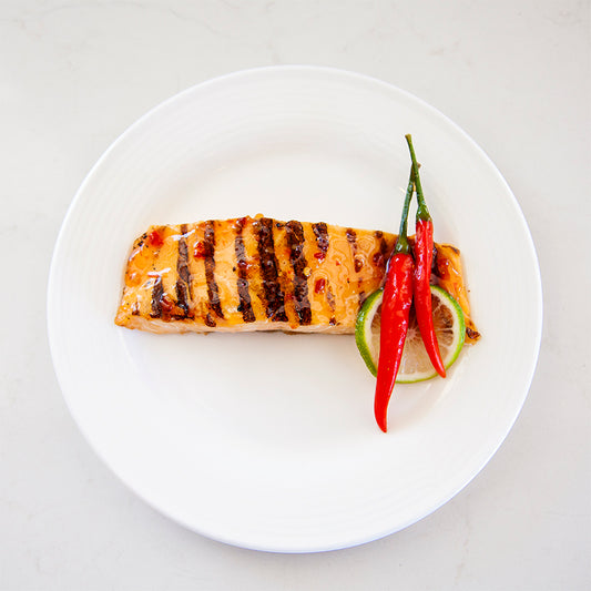 Salmon with Sweet Chili Sauce