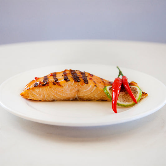Salmon with Sweet Chili Sauce